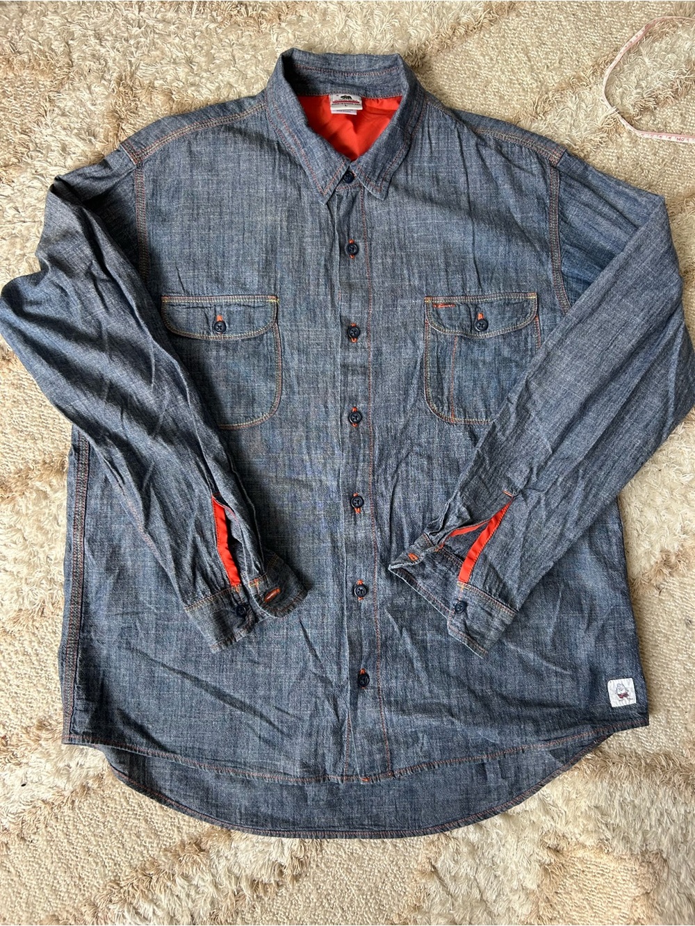 Birdwell Beach Britches men’s chambray work shirt